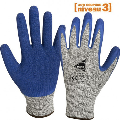 Gants anti-coupure enduction latex C1004